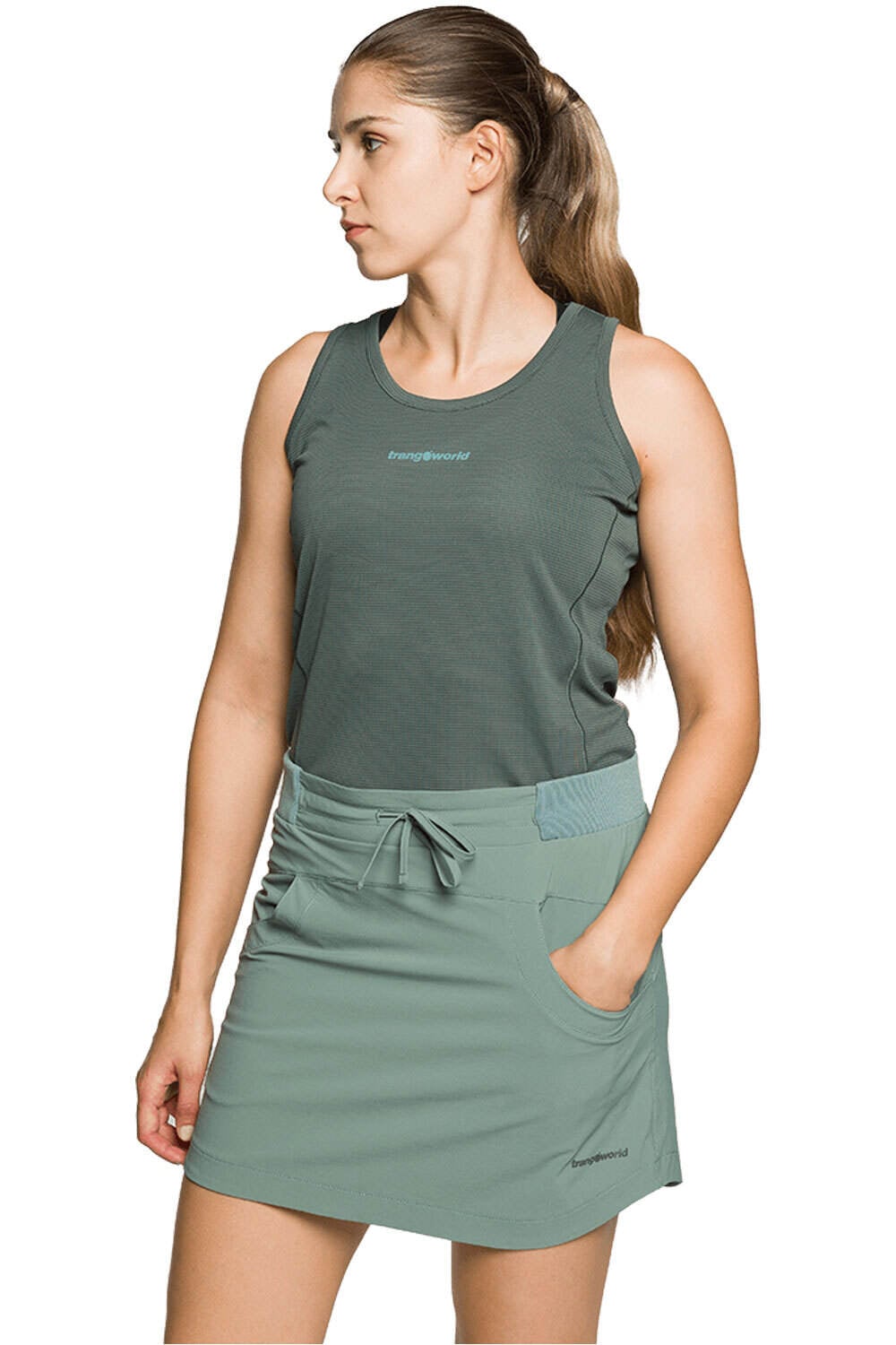 Trango pantalón corto montaña mujer FALDA NANTES SF vista detalle