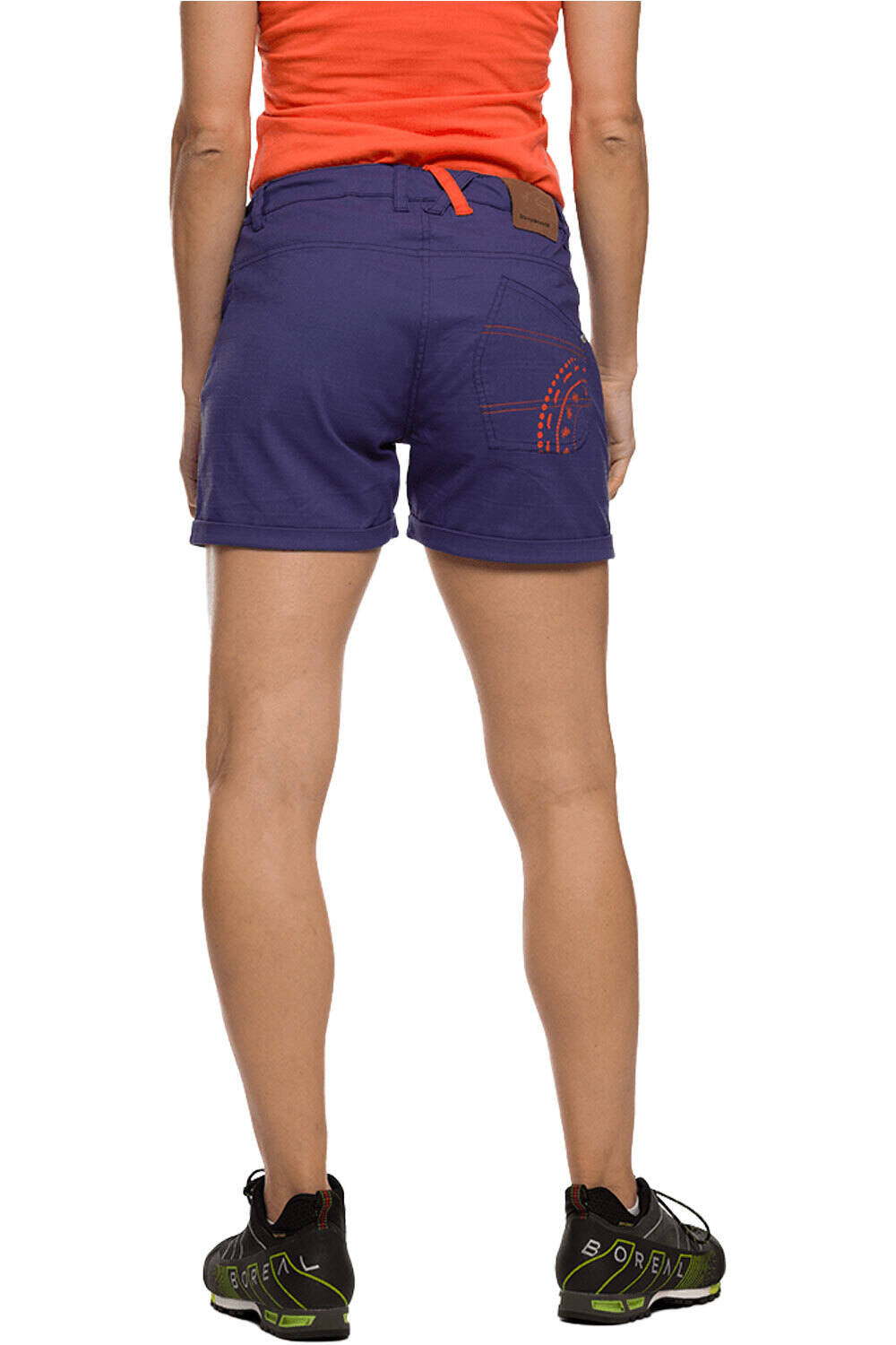 Trango pantalón corto montaña mujer PANT. CORTO GEMONA vista trasera