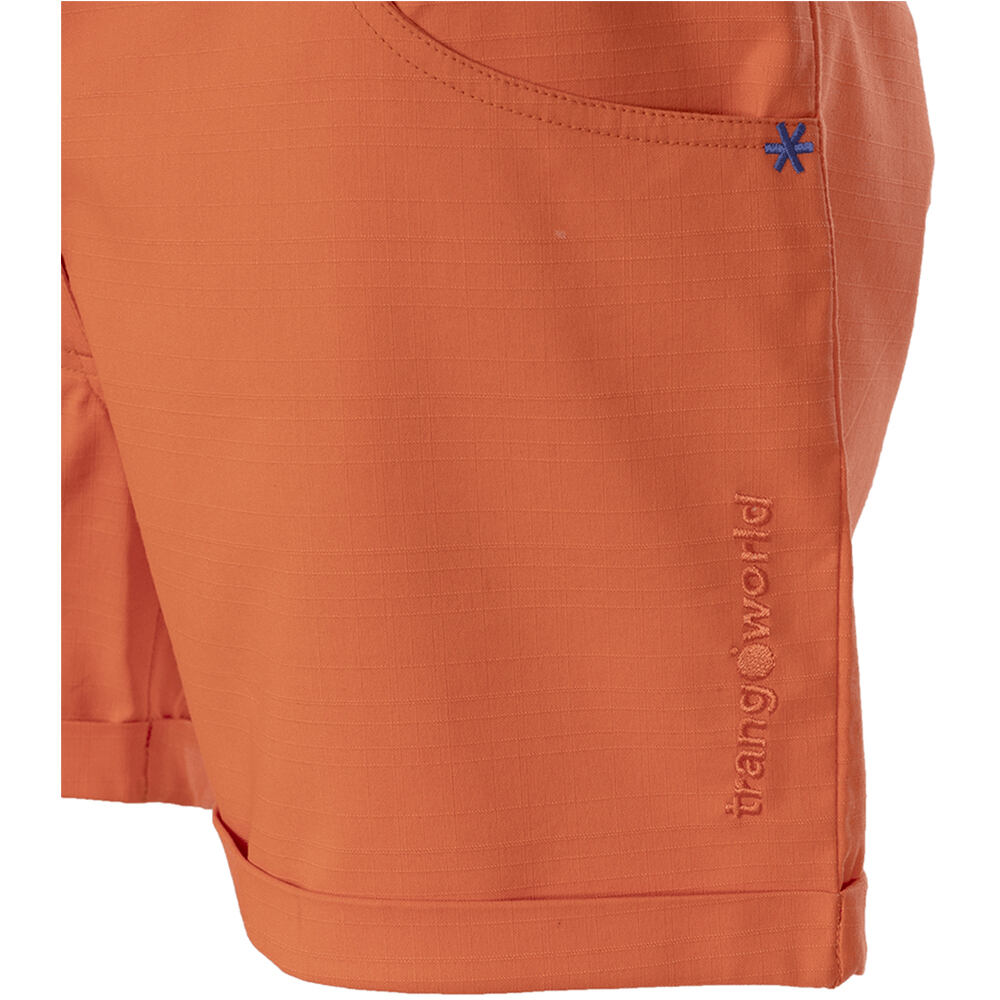 Trango pantalón corto montaña mujer PANT. CORTO GEMONA vista trasera