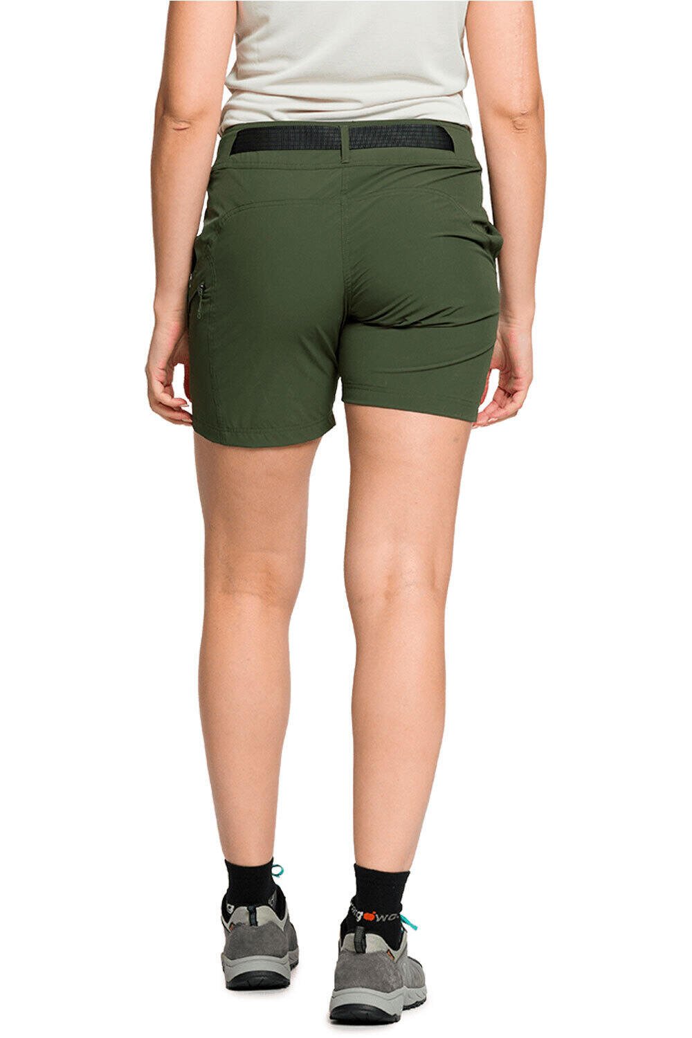 Trango pantalón corto montaña mujer PANT. CORTO YITTU V02 vista trasera