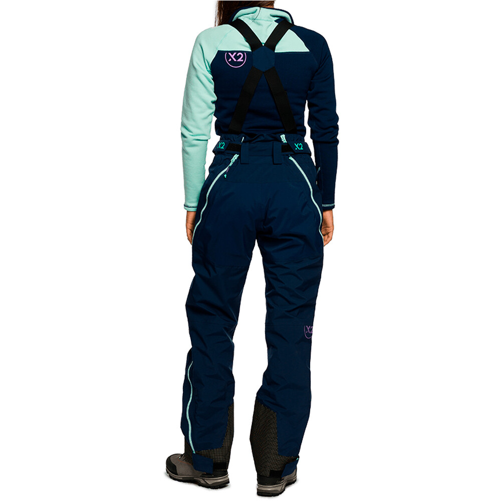 Trango pantalón impermeable mujer PANT. LARGO TRX2 SHELL WM EVO vista trasera