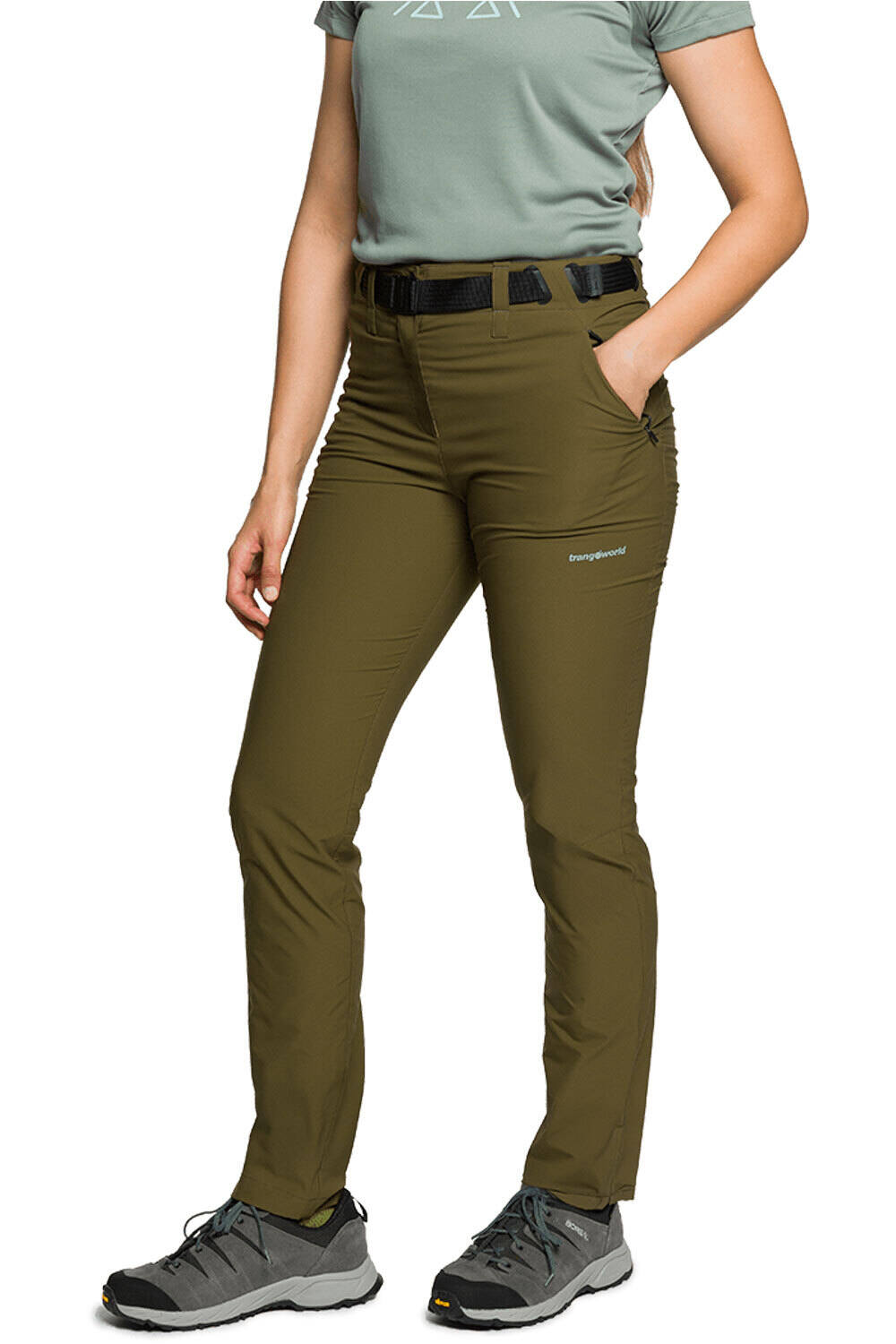 Trango pantalón montaña mujer PANT. LARGO BREDA vista frontal