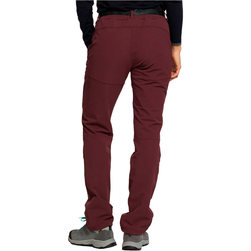 Trango pantalón montaña mujer PANT. LARGO DUNAI V02 vista trasera