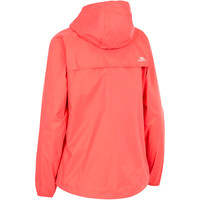 Trespass chubasquero hombre QIKPAC FEMALE JKT vista trasera
