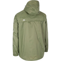 Trespass chubasquero hombre QIKPAC JACKET ADULT vista trasera