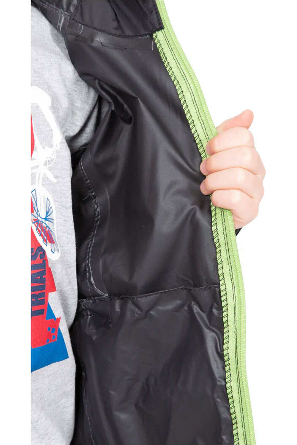 Trespass chubasquero impermeable niño QIKPAC JACKET - UNISEX KIDS PACKAWAY JKT 03