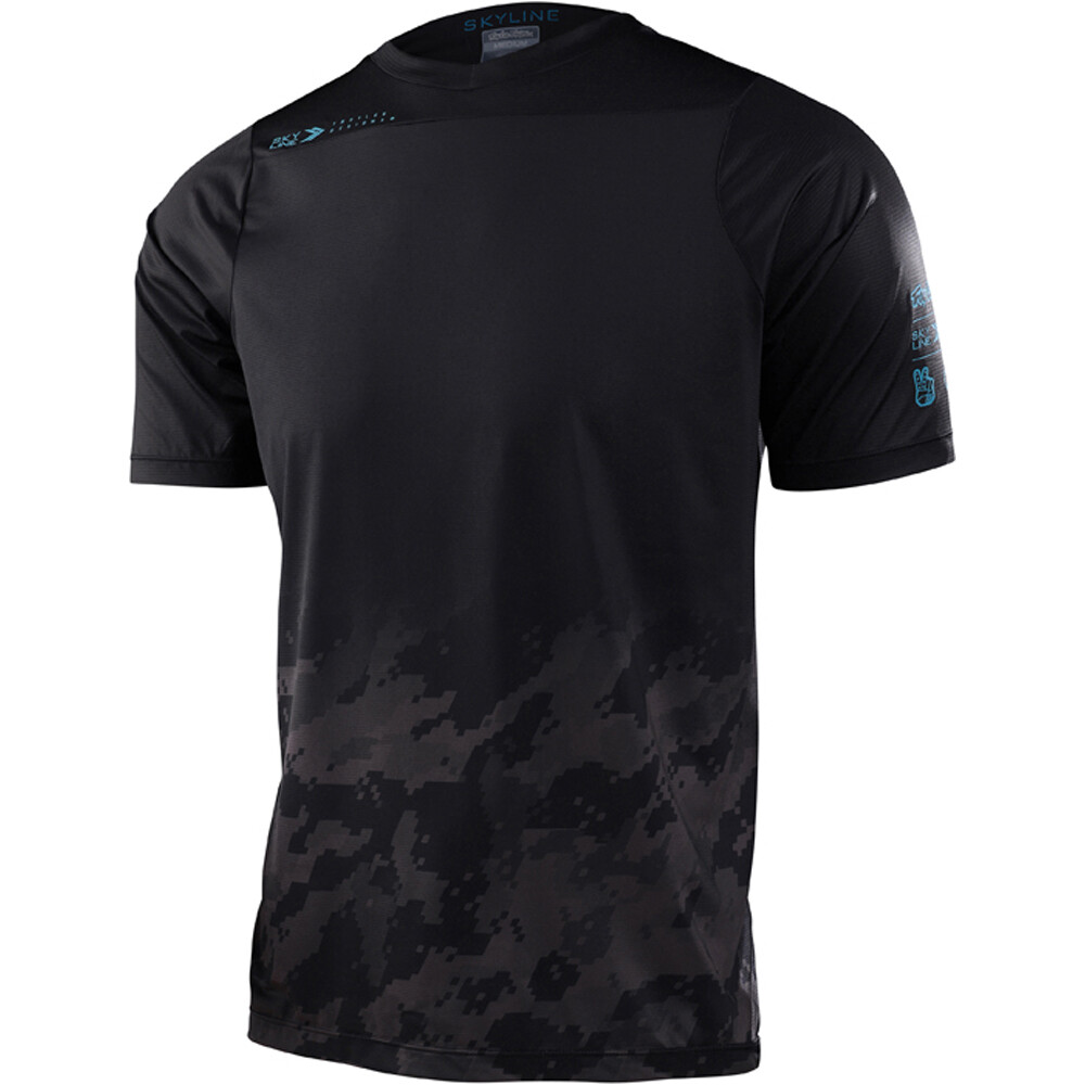 Troy-Lee camiseta ciclismo hombre SKYLINE SS JERSEY FADER DIGI vista frontal