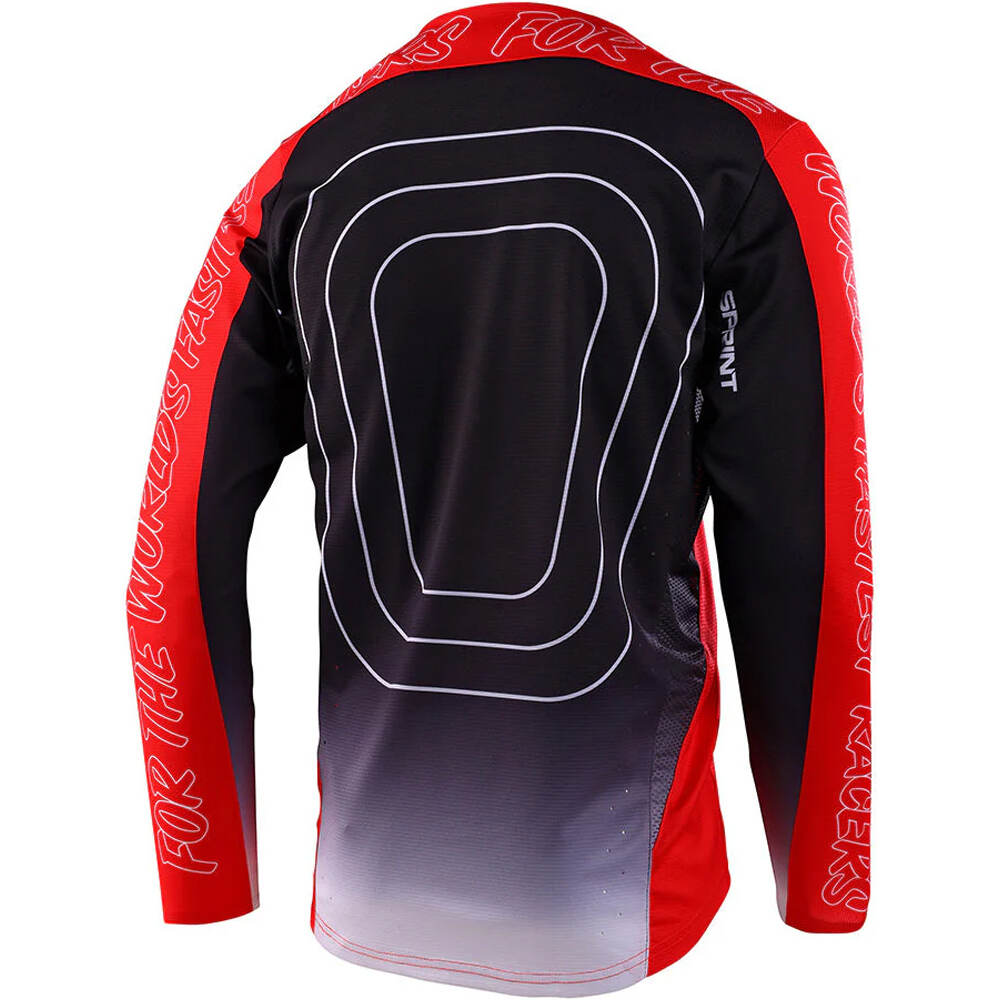 Troy-Lee camiseta ciclismo hombre SPRINT JERSEY RICHTER RACE vista trasera