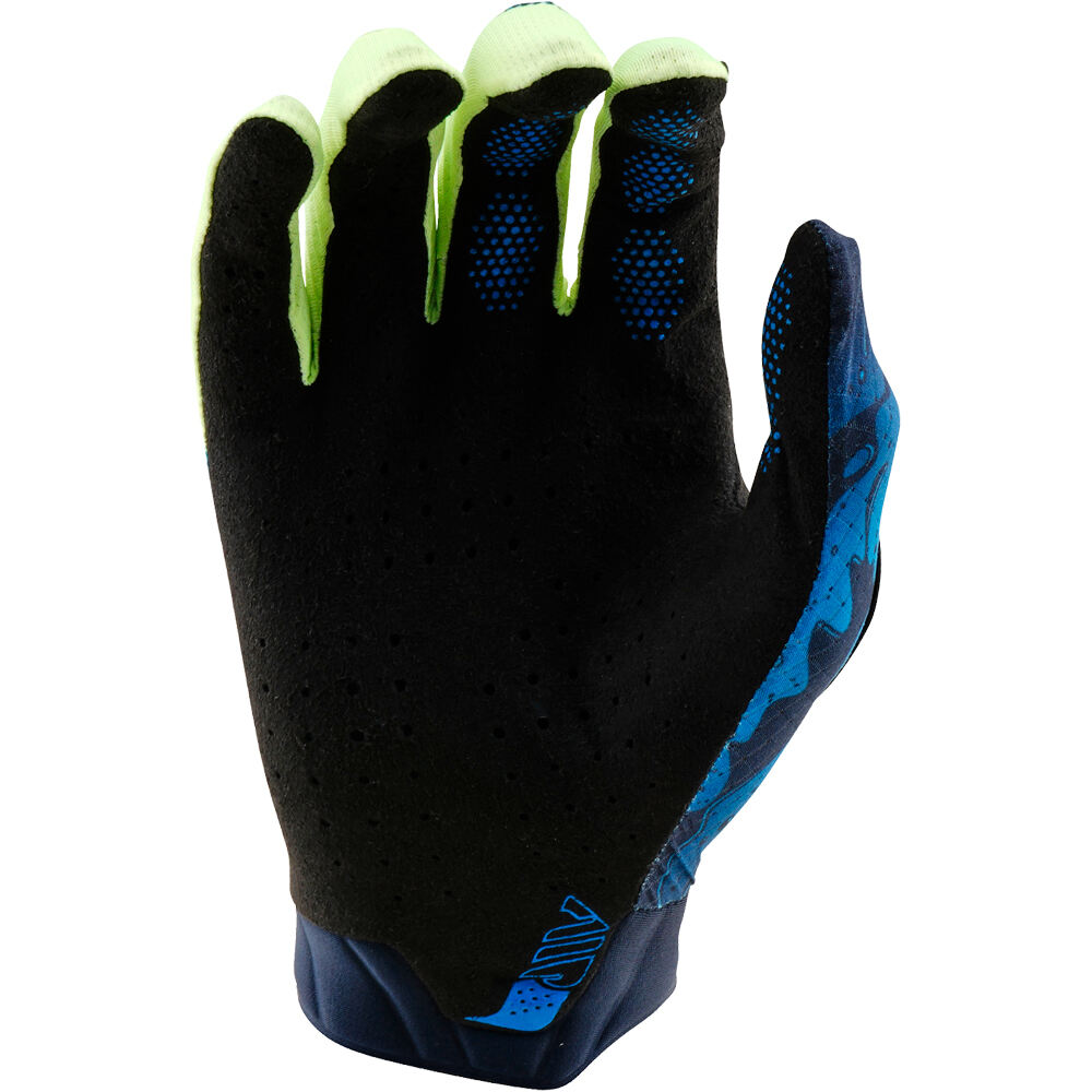 Troy-Lee guantes largos ciclismo AIR GLOVE DRIP GLO vista trasera