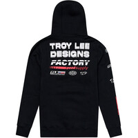 Troy-Lee Polar Hombre PULLOVER HOODIE FACTORY vista trasera
