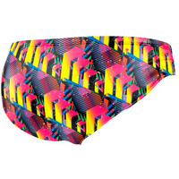 Turbo bañador natación hombre BANADOR NATACION 80'S LINES vista trasera