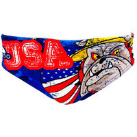 Turbo bañador natación hombre SWIMSUIT WP AMERICA DOG vista frontal