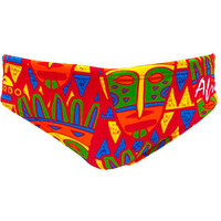 Turbo bañador natación hombre SWIMSUIT WP COLOR AFRICA vista frontal