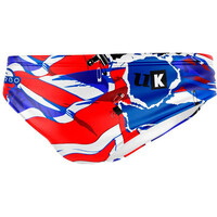 Turbo bañador natación hombre SWIMSUIT WP GOD SAVE PUNK vista frontal