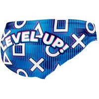 Turbo bañador natación hombre SWIMSUIT WP LVL UP! vista trasera