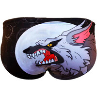 Turbo bañador natación hombre SWIMSUIT WP  MONSTER WOLF vista trasera