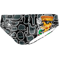 Turbo bañador natación hombre SWIMSUIT WP PIZZA N ROLL vista frontal