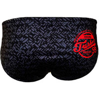 Turbo bañador natación hombre SWIMSUIT WP PLAIN COLOR vista trasera