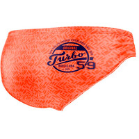 Turbo bañador natación hombre SWIMSUIT WP PLAIN COLOR vista trasera