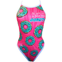 Turbo bañador natación mujer BAADOR NATACION COMIC DONUT REVOLUTION vista frontal