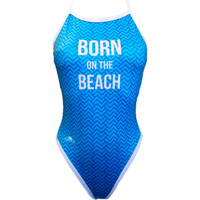 Turbo bañador natación mujer BAADOR NATACION REVOLUTION BORN ON THE BEACH vista frontal