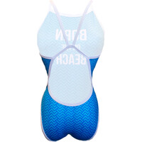 Turbo bañador natación mujer BAADOR NATACION REVOLUTION BORN ON THE BEACH vista trasera