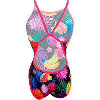 Turbo bañador natación mujer BAADOR NATACION REVOLUTION FRUITY JUNGLE vista trasera