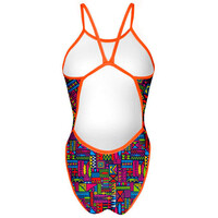 Turbo bañador natación mujer BAADOR NATACION 'REVOLUTION' GEO AFRICA vista trasera