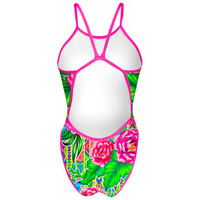 Turbo bañador natación mujer BAADOR NATACION REVOLUTION KING FLOWER vista trasera