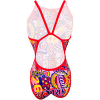 Turbo bañador natación mujer BAADOR NATACION REVOLUTION SWEET GIRL vista trasera