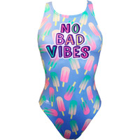 Turbo bañador natación mujer BAADOR TIRANTE ANCHO POPSICLE vista frontal