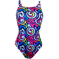 Turbo bañador natación mujer BAADOR TIRANTE ANCHO SPIRO vista frontal