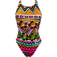 Turbo bañador natación mujer SWIMSUIT NAT. SRA. AZTEKI vista frontal