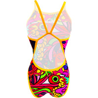 Turbo bañador natación mujer SWIMSUIT NAT. SRA. CRAZY JUNGLE (REVOLUTION) vista trasera