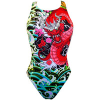 Turbo bañador natación mujer SWIMSUIT NAT. SRA. RED DRAGON vista frontal