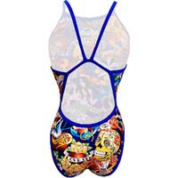 Turbo bañador natación mujer SWIMSUIT NAT. SRA. SIRENAS MAP (REVOLUTION) vista trasera