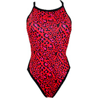 Turbo bañador natación mujer SWIMSUIT NAT.SRA. RED ANIMAL  (REVOLUTION) vista frontal