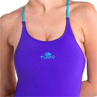 Turbo bañador natación mujer SWIMSUIT WOMEN COMFORT CROSS vista detalle