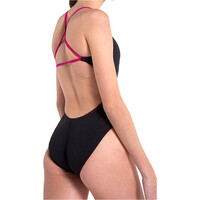 Turbo bañador natación mujer SWIMSUIT WOMEN COMFORT CROSS vista trasera