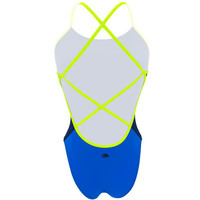 Turbo bañador natación mujer SWIMSUIT WOMEN SIRENE COMFORT TRICOLOR vista trasera