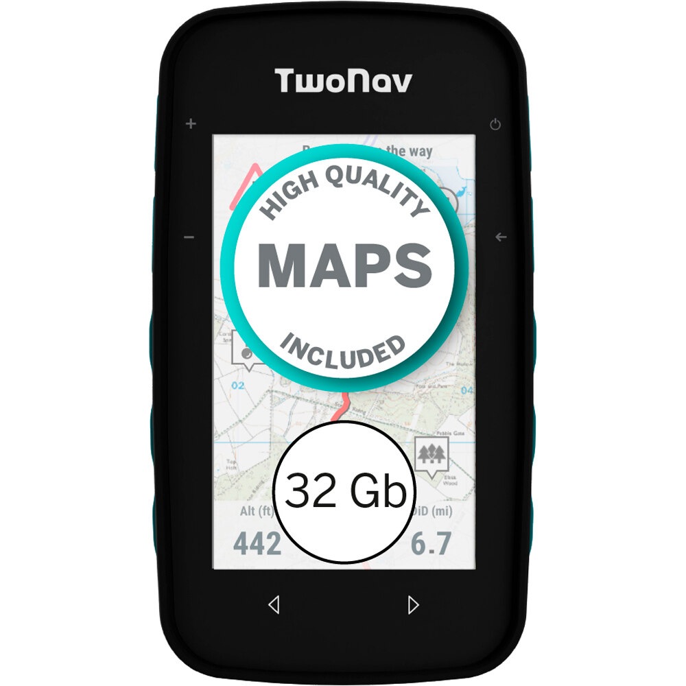 Twonav gps CROSS PLUS AZUL vista frontal