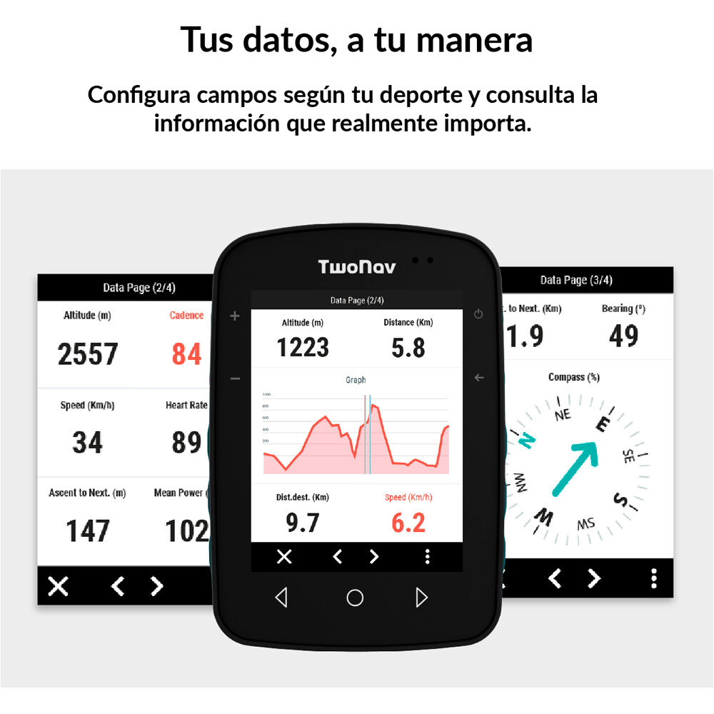 Twonav gps Terra 64 GB + Mapa completo Espaa IGN T 05