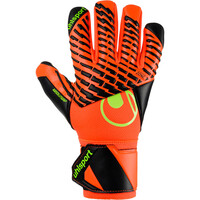 Uhlsport guantes portero infantil FANGMASCHINE ABSOLUTGRIP HN PRO JR ROBLAM vista frontal
