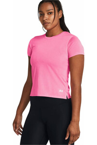 Under Armour camiseta entrenamiento manga corta mujer UA Streaker SS vista frontal