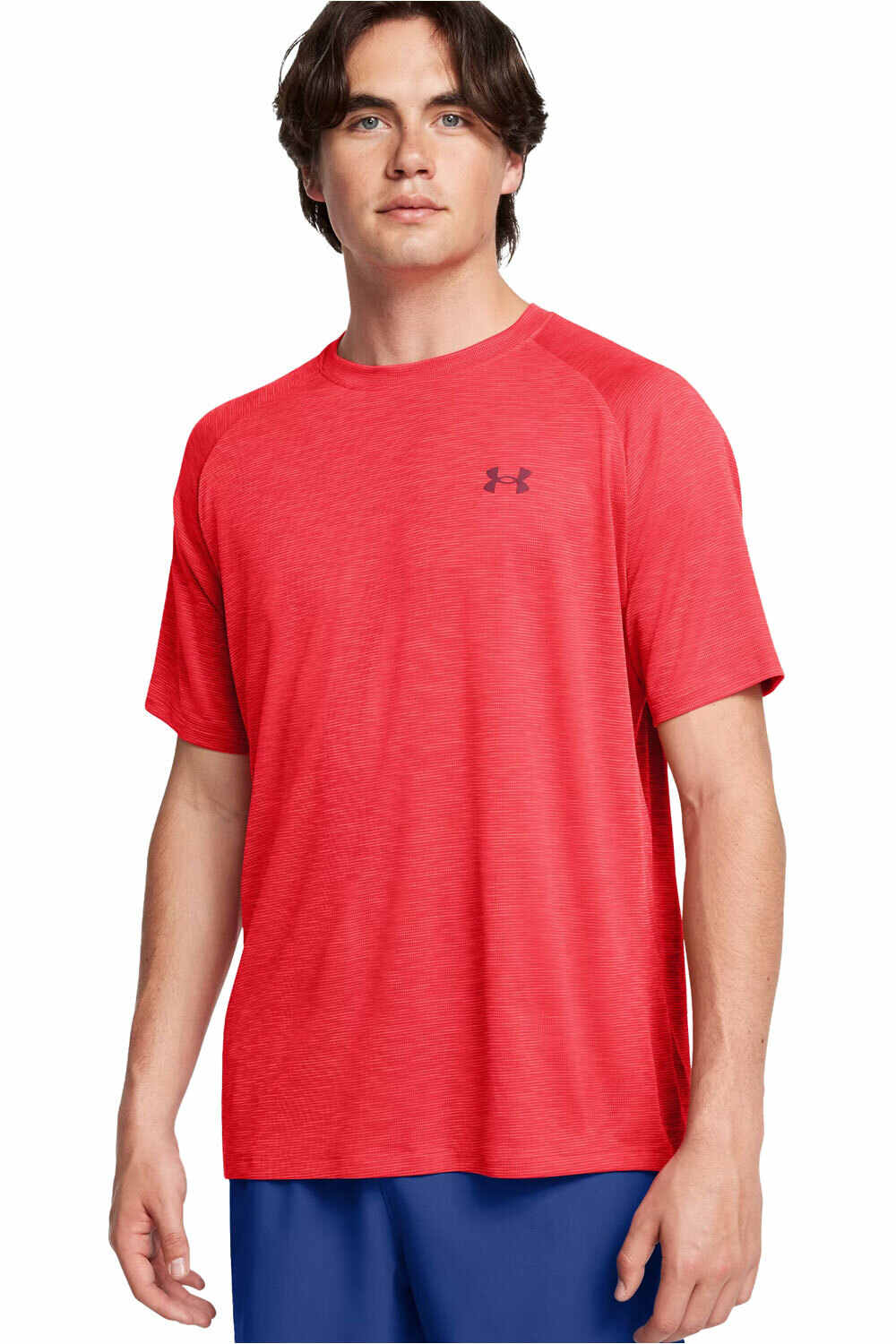 Under Armour camiseta fitness hombre UA Tech Textured SS vista frontal