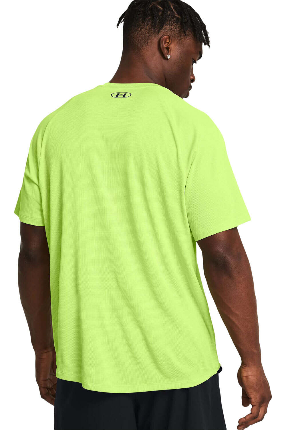 Under Armour camiseta fitness hombre UA Tech Textured SS vista trasera
