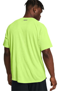 Under Armour camiseta fitness hombre UA Tech Textured SS vista trasera