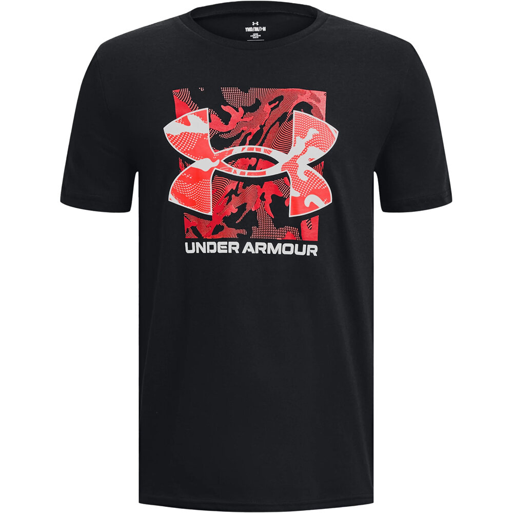 Under Armour camiseta manga corta niño UA BOX LOGO CAMO SS vista frontal