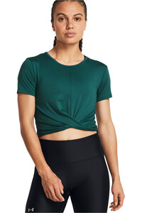 Under Armour camiseta tirantes fitness mujer Motion Crossover Crop SS vista frontal