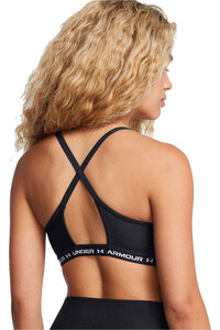 Under Armour sujetadores deportivos UA Crossback Low Bra vista trasera